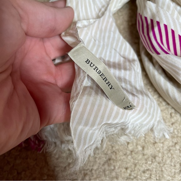 Burberry Check Silk Scarf - Picture 2 of 3